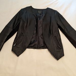 Faux leather jacket